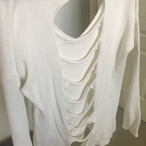 Express cut back sweater